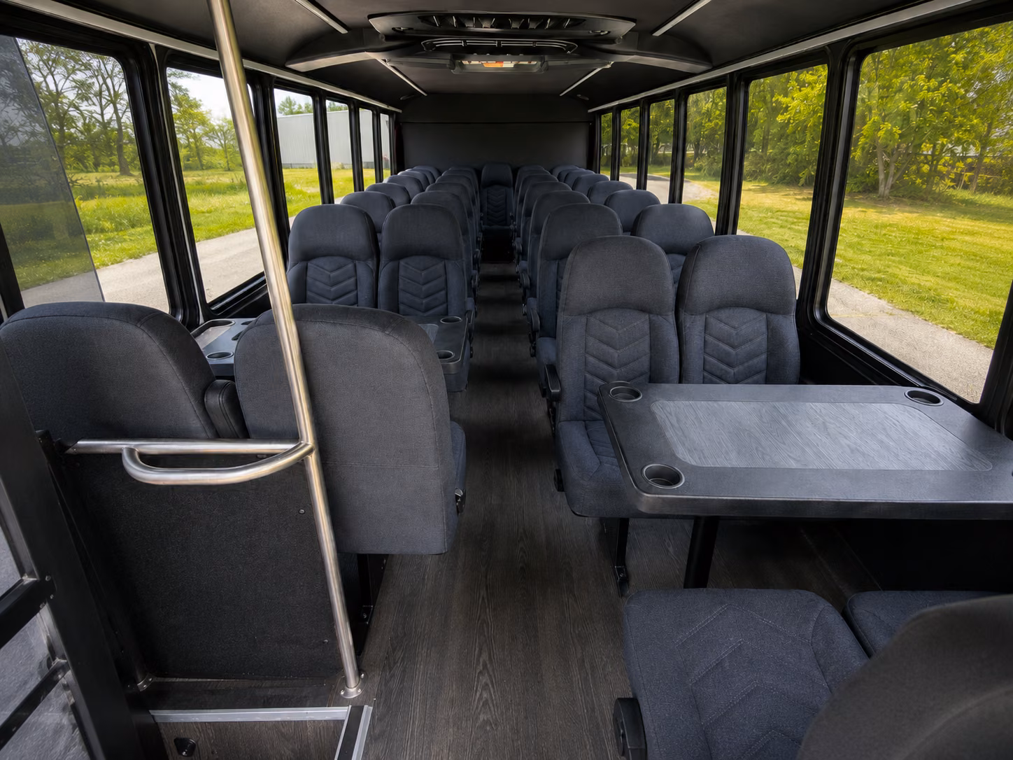 clifton 15 passenger minibus interior