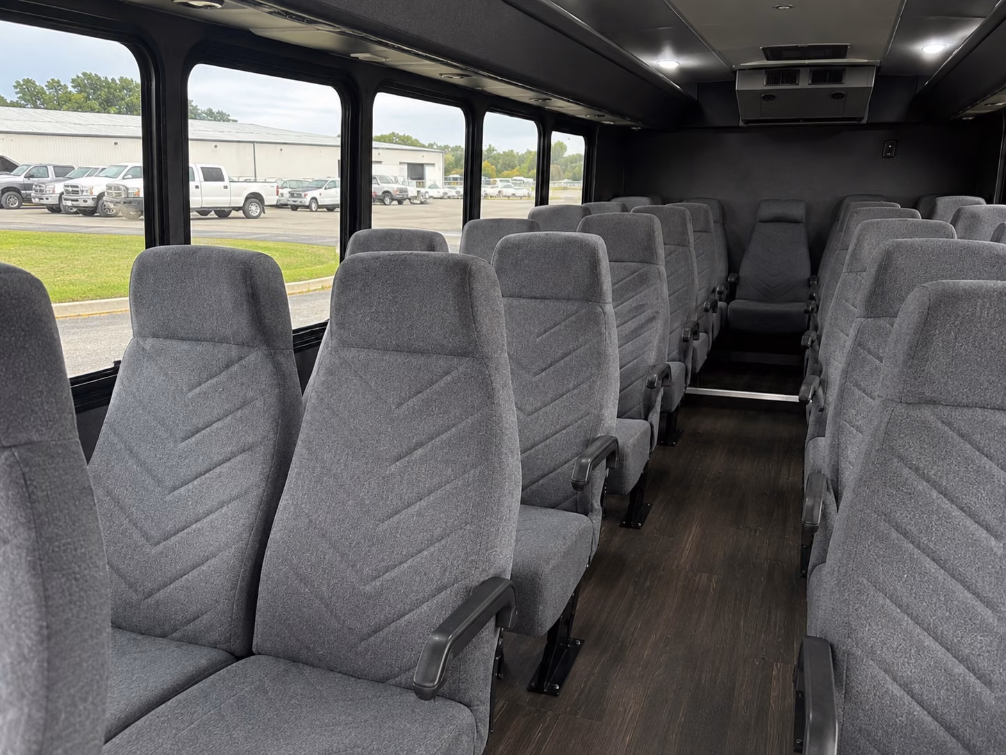 clifton 18 passenger minibus interior