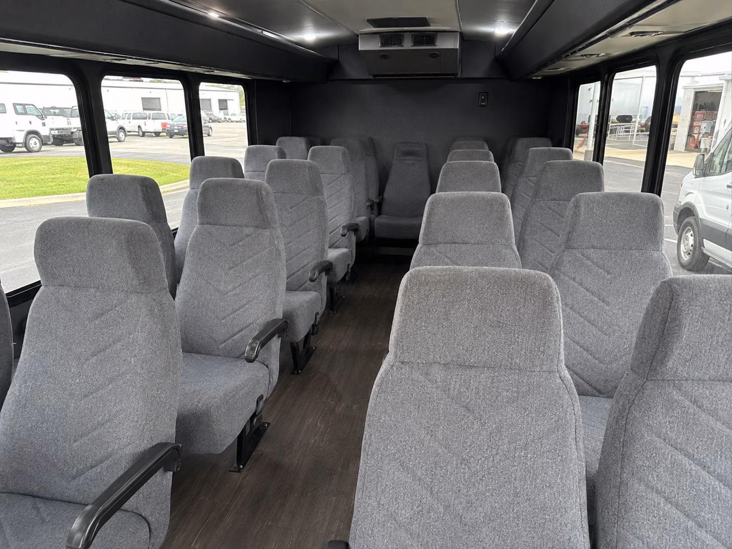 clifton 20 passenger minibus interior