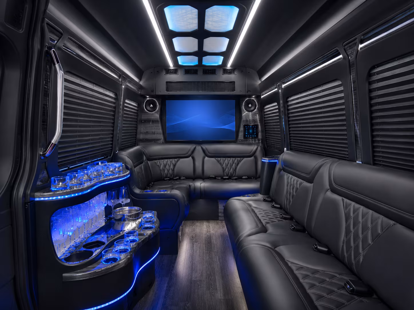 clifton sprinter limousine inside